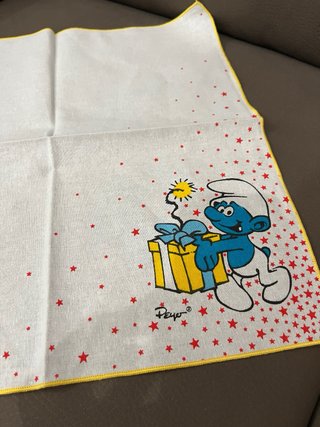 Tovaglioli Peyo Smurf vintage