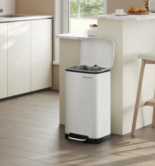 SONGMICS Cubo de Basura para la Cocina 30 Litros