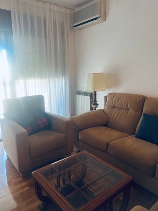 Mueble Comedor Retro Madera y Cristal