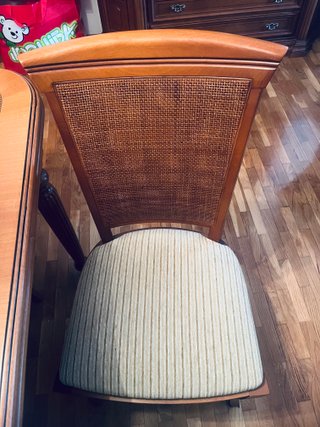 Mueble Comedor Retro Madera y Cristal