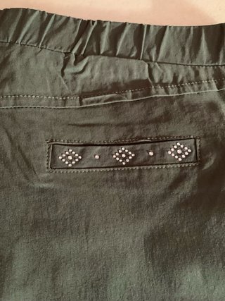 Pantaloni donna elasticizzati verdi