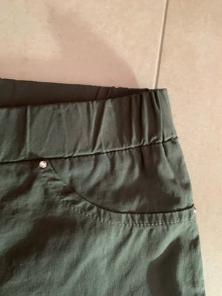 Pantaloni donna elasticizzati verdi