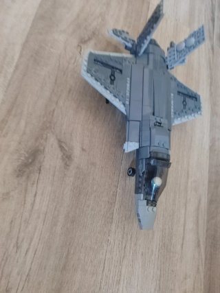 Avión Lego Gris