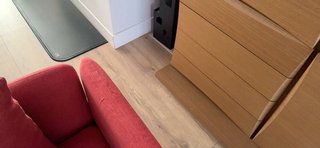 Mueble de salón de madera 395 largo x 150 alto