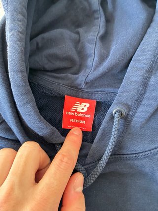 Sudadera New Balance Azul