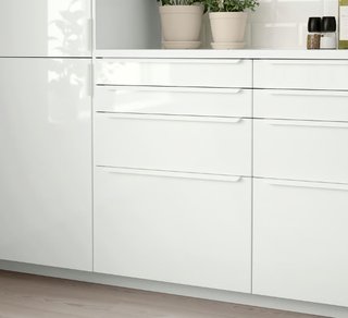 Frente cajón IKEA RINGHULT brillo blanco 80x20 cm