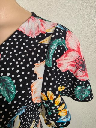 Mono corto estampado floral