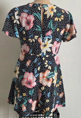 Mono corto estampado floral