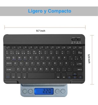 Teclado y ratón recargables Bluetooth