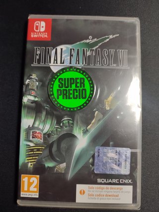 Scatola Final Fantasy VII Nintendo Switch (Canarie)