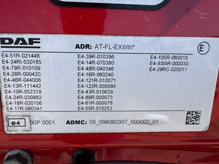 DAF XF 408 SC ADR FULL  2019