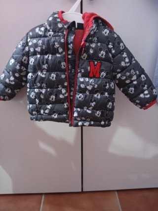 Abrigo Mickey Mouse bebé 0-3 meses