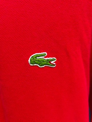 Polo Lacoste Rojo Talla M