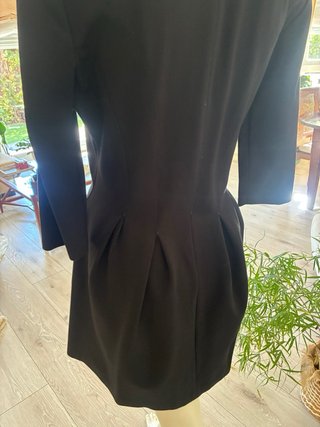 Vestido Pedro Hierro negro cremallera