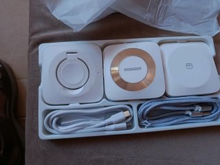 ESSAGER Cargador Inalámbrico y Cables