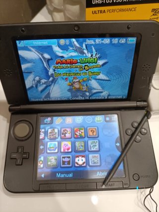 Nintendo 3DS XL 64 GB juegos gris