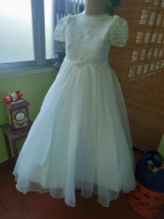 Vestido de Novia Niña Blanco