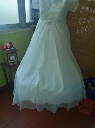 Vestido de Novia Niña Blanco