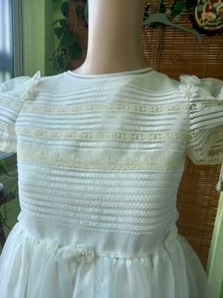 Vestido de Novia Niña Blanco