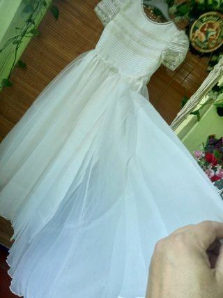 Vestido de Novia Niña Blanco