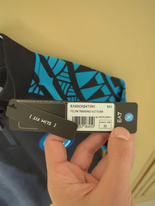 Maglia Allenamento Napoli M EA7 Armani Originale