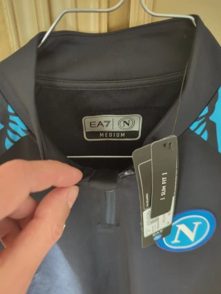 Maglia Allenamento Napoli M EA7 Armani Originale