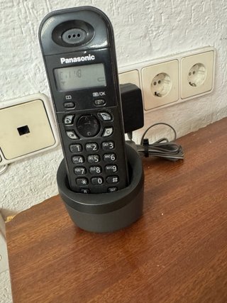 Teléfono Inalámbrico Panasonic Negro