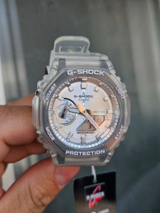 Reloj Casio G-Shock Dorado Transparente