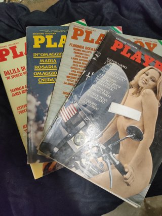 4 riviste Playboy Italia vintage anni 70