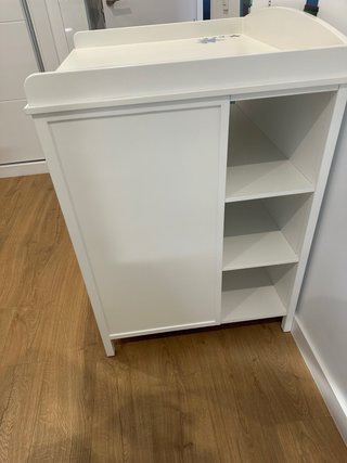 Cómoda cambiador bebé blanca