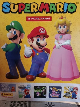 Álbum Cromos Super Mario Bros (segundo)