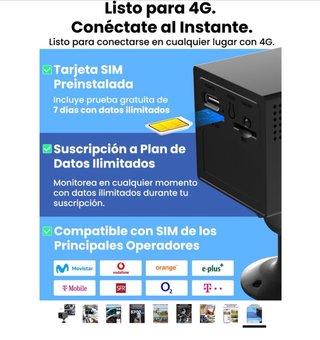 Cámara Vigilancia Bextgoo Multifuncional.