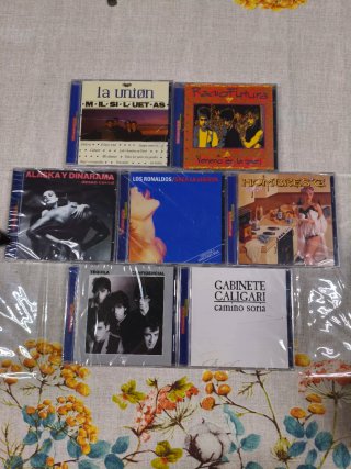 Lote 7 CDs Años 80 Precintados