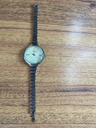 Reloj Calvin Klein Plata y Blanco Dañado mujer