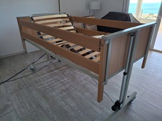 Cama articulada eléctrica con colchón