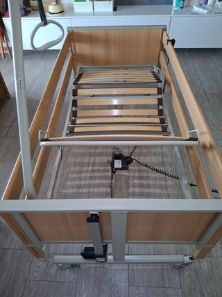 Cama articulada eléctrica con colchón