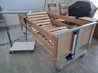 Cama articulada eléctrica con colchón