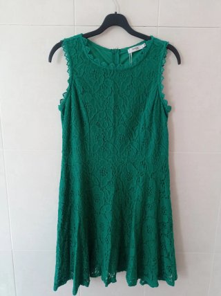 Vestido verde El Corte Inglés