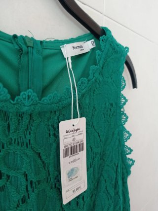 Vestido verde El Corte Inglés