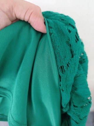 Vestido verde El Corte Inglés