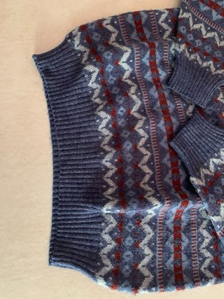 Maglione Vogue Uomo Fantasia Blu/Rosso