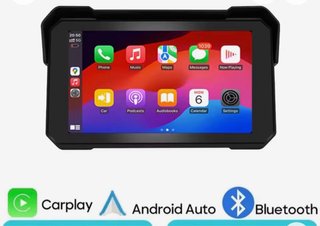 GPS Moto CarPlay 8” y waterproof