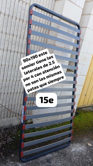 Somier 90x190cm 15€