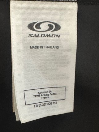 Chaqueta cortavientos Salomon Negra