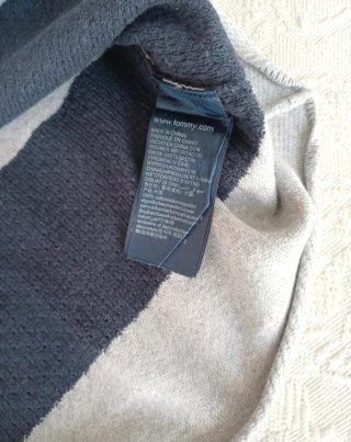 Jersey Tommy Jeans Rayas Azul Gris