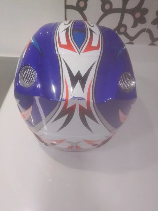Casco de moto Nitro Racing azul