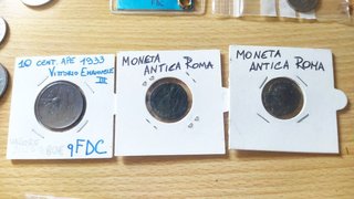 Vecchia collezione di monete