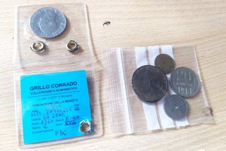 Vecchia collezione di monete