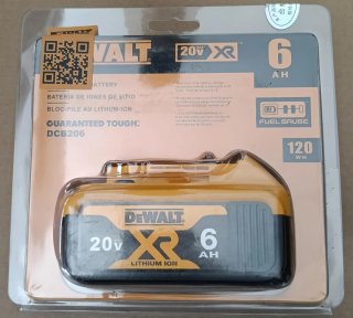 Amoladora Radial Dewalt DCG409 + Batería 20V XR 6A