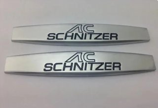 2 EMBLEMAS MATE LOGO AC SCHNITZER
